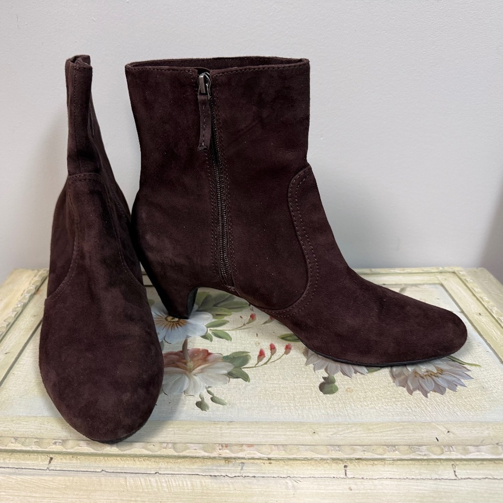 Seboutique Sam Edelman Design Grooup Brown Suede Boots